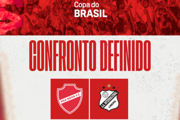 Vila Nova vai enfrentar Inter de Limeira na 1ª fase da Copa do Brasil