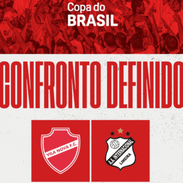 Vila Nova vai enfrentar Inter de Limeira na 1ª fase da Copa do Brasil